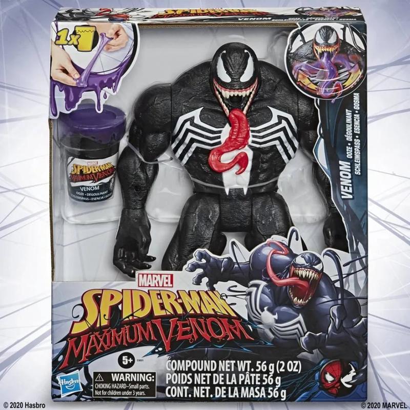Boneco Venom Com Slime Spider-Man Maximum - Hasbro E9001 - Bonecos